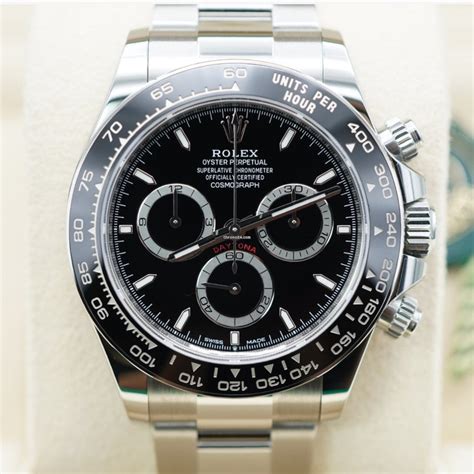 rolex daytona 126500 black dial